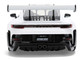 Porsche 911 GT3 RS 992 #12 White with Blue Stripes and Carbon Top Hyper Spec Series 1/24 Diecast Model Car Jada 36494