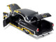 1955 Chevrolet Bel Air BTM Social Club Matt Black with Flames Bigtime Muscle Series 1/24 Diecast Model Car Jada 36606