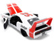 1969 Dodge Charger Daytona #25 White with Red Stripes Bigtime Muscle Series 1/24 Diecast Model Car Jada 36608