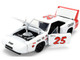 1969 Dodge Charger Daytona #25 White with Red Stripes Bigtime Muscle Series 1/24 Diecast Model Car Jada 36608