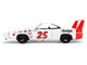 1969 Dodge Charger Daytona #25 White with Red Stripes Bigtime Muscle Series 1/24 Diecast Model Car Jada 36608