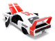 1969 Dodge Charger Daytona #25 White with Red Stripes Bigtime Muscle Series 1/24 Diecast Model Car Jada 36608