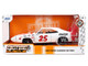 1969 Dodge Charger Daytona #25 White with Red Stripes Bigtime Muscle Series 1/24 Diecast Model Car Jada 36608