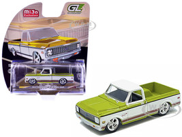 1972 Chevrolet C 10 Short Bed Pickup Truck Mustard Yellow and White Mijo Exclusives Series 1/64 Diecast Model Car Greenlight GL-1352002