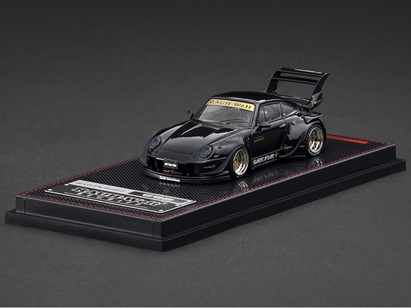 RWB 993 Dark Star Black 1/64 Diecast Model Car Ignition Model IG3870