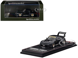 RWB 993 Dark Star Black 1/64 Diecast Model Car Ignition Model IG3870