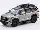Toyota Sequoia TRD PRO Silver Metallic with Roof Rack 1/64 Diecast Model Car GCD KS-068-569