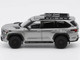 Toyota Sequoia TRD PRO Silver Metallic with Roof Rack 1/64 Diecast Model Car GCD KS-068-569