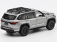 Toyota Sequoia TRD PRO Silver Metallic with Roof Rack 1/64 Diecast Model Car GCD KS-068-569
