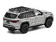 Toyota Sequoia TRD PRO Silver Metallic with Roof Rack 1/64 Diecast Model Car GCD KS-068-569