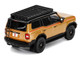 2024 Toyota Land Cruiser Prado Gold Metallic with Red Stripes and Roof Rack 1/64 Diecast Model Car GCD KS-075-580