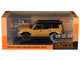 2024 Toyota Land Cruiser Prado Gold Metallic with Red Stripes and Roof Rack 1/64 Diecast Model Car GCD KS-075-580