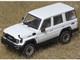 Toyota Land Cruiser J76 RHD Right Hand Drive White 1/64 Diecast Model Car GCD KS-081-458