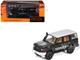 Toyota Land Cruiser J76 Black with Silver Metallic Top 1/64 Diecast Model Car GCD KS-081-638