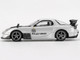 Mazda RX 7 RE Amemiya Silver Metallic with Matt Black Hood Limited Edition 1/64 Diecast Model Car Mini GT MGT01106