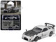 Mazda RX 7 RE Amemiya Silver Metallic with Matt Black Hood Limited Edition 1/64 Diecast Model Car Mini GT MGT01106