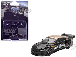 Shelby GT500 Dragon Snake Concept King Cobra Black with Gold Metallic Top Limited Edition 1/64 Diecast Model Car Mini GT MGT01130
