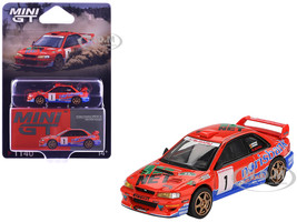 Subaru Impreza WRC97 #1 Armin Kremer Fred Berssen Champion Deutsche Rallye Meisterschaft DRM 1999 Limited Edition 1/64 Diecast Model Car Mini GT MGT01140