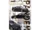 Nissan Skyline GT R BCNR33 RHD Right Hand Drive Pandem Rocket Bunny Black 1/64 Diecast Model Car Inno Models IN64-R33P-BLA