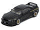 Nissan Skyline GT R BCNR33 RHD Right Hand Drive Pandem Rocket Bunny Black 1/64 Diecast Model Car Inno Models IN64-R33P-BLA