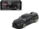 Nissan Skyline GT R BCNR33 RHD Right Hand Drive Pandem Rocket Bunny Black 1/64 Diecast Model Car Inno Models IN64-R33P-BLA