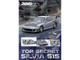 Nissan Top Secret Silvia S15 RHD Right Hand Drive Silver Metallic with Carbon Hood 1/64 Diecast Model Car Inno Models IN64-S15TS-SIL