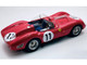 Ferrari 250 TR59 60 #11 Olivier Gendebien Paul Frere Scuderia Ferrari Winner 24 Hours of Le Mans 1960 Mythos Series with Display Case Limited Edition to 190 pieces Worldwide 1/18 Model Car Tecnomodel TM18-261B