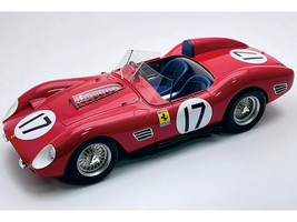 Ferrari 250 TR59 60 #17 Pedro Rodriguez Ricardo Rodriguez NART 3rd Place 12 Hours of Sebring 1961 Mythos Series with Display Case Limited Edition to 55 pieces Worldwide 1/18 Model Car Tecnomodel TM18-261C