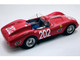 Ferrari 250 TR59 60 #202 Cliff Allison Richie Ginther Scuderia Ferrari Targa Florio 1960 Mythos Series with Display Case Limited Edition to 40 pieces Worldwide 1/18 Model Car Tecnomodel TM18-261D