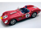 Ferrari 250 TR59 60 #2 Cliff Allison Phil Hill Willy Mairesse Scuderia Ferrari 3rd Place 1000 km Nurburgring 1960 Mythos Series with Display Case Limited Edition to 40 pieces Worldwide 1/18 Model Car Tecnomodel TM18-261E