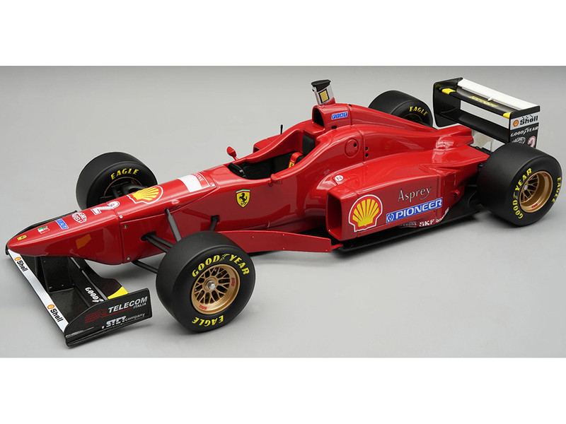 Ferrari F310 #2 Eddie Irvine Scuderia Ferrari Formula One F1 San Marino GP 1996 with Display Case Mythos Series Limited Edition to 25 pieces Worldwide 1/18 Model Car Tecnomodel TM18-387B