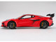 Chevrolet Corvette ZR1 Torch Red with Carbon Top 1/18 Model Car Top Speed TS0647