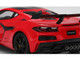 Chevrolet Corvette ZR1 Torch Red with Carbon Top 1/18 Model Car Top Speed TS0647