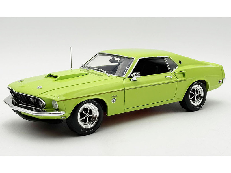 1969 Ford Mustang Limited Edition 600 Groovy Green Limited Edition to 300 pieces Worldwide 1/18 Diecast Model Car ACME A1801889