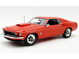 1969 Ford Mustang Limited Edition 600 Flower Power Red Limited Edition to 300 pieces Worldwide 1/18 Diecast Model Car ACME A1801890