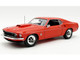 1969 Ford Mustang Limited Edition 600 Flower Power Red Limited Edition to 300 pieces Worldwide 1/18 Diecast Model Car ACME A1801890