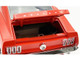 1969 Ford Mustang Limited Edition 600 Flower Power Red Limited Edition to 300 pieces Worldwide 1/18 Diecast Model Car ACME A1801890