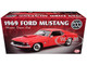 1969 Ford Mustang Limited Edition 600 Flower Power Red Limited Edition to 300 pieces Worldwide 1/18 Diecast Model Car ACME A1801890