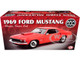 1969 Ford Mustang Limited Edition 600 Flower Power Red Limited Edition to 300 pieces Worldwide 1/18 Diecast Model Car ACME A1801890 1969 Ford Mustang Limited Edition 600 Flower Power Red Limited Edition to 300 pieces Worldwide 1/18 Diecast Model Car ACME A1801890
