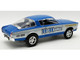 1966 Plymouth Barracuda Hemi Hustler Blue with White Stripes Limited Edition to 374 pieces Worldwide 1/18 Diecast Model Car ACME A1806138
