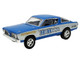 1966 Plymouth Barracuda Hemi Hustler Blue with White Stripes Limited Edition to 374 pieces Worldwide 1/18 Diecast Model Car ACME A1806138