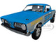 1966 Plymouth Barracuda Hemi Hustler Blue with White Stripes Limited Edition to 374 pieces Worldwide 1/18 Diecast Model Car ACME A1806138