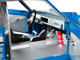 1966 Plymouth Barracuda Hemi Hustler Blue with White Stripes Limited Edition to 374 pieces Worldwide 1/18 Diecast Model Car ACME A1806138