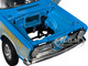 1966 Plymouth Barracuda Hemi Hustler Blue with White Stripes Limited Edition to 374 pieces Worldwide 1/18 Diecast Model Car ACME A1806138