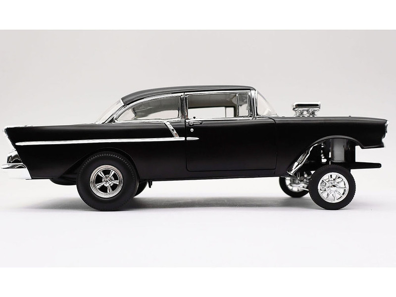 1957 Chevrolet 150 Gasser Prime Time Black Limited Edition to 204 pieces Worldwide 1/18 Diecast Model Car ACME A1807020