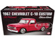 1967 Chevrolet C 10 Custom Pickup Truck Showtime Deep Candy Red Metallic Limited Edition to 612 pieces Worldwide1 /18 Diecast Model Car ACMEA1807222