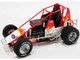 Winged Sprint Car #104 Jeff Swindell Octane Boost Red with Graphics National Sprint Car Hall of Fame 1/18 Diecast Model Car ACME A1809527