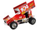 Winged Sprint Car #104 Jeff Swindell Octane Boost Red with Graphics National Sprint Car Hall of Fame 1/18 Diecast Model Car ACME A1809527