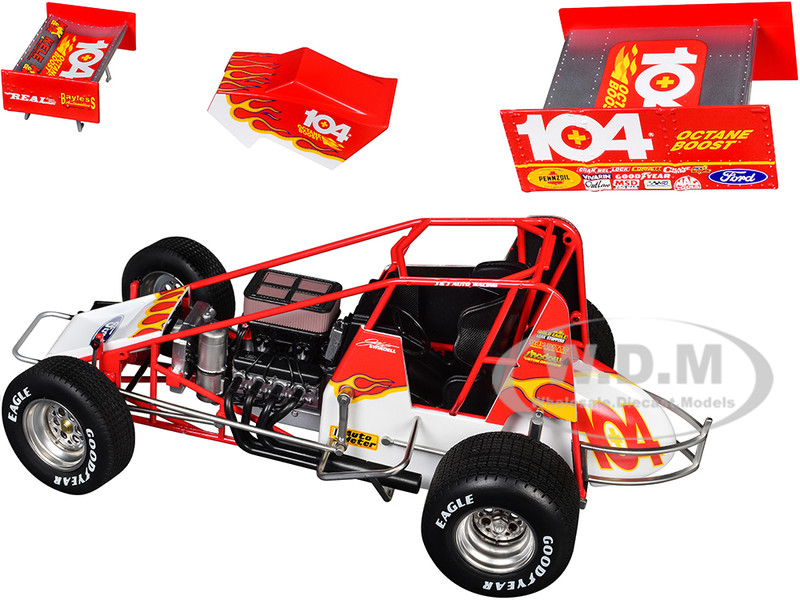 Winged Sprint Car #104+ Jeff Swindell 