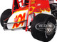 Winged Sprint Car #104 Jeff Swindell Octane Boost Red with Graphics National Sprint Car Hall of Fame 1/18 Diecast Model Car ACME A1809527